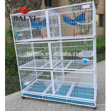 Cage à chat d&#39;approvisionnement direct d&#39;usine de la Chine avec des roues